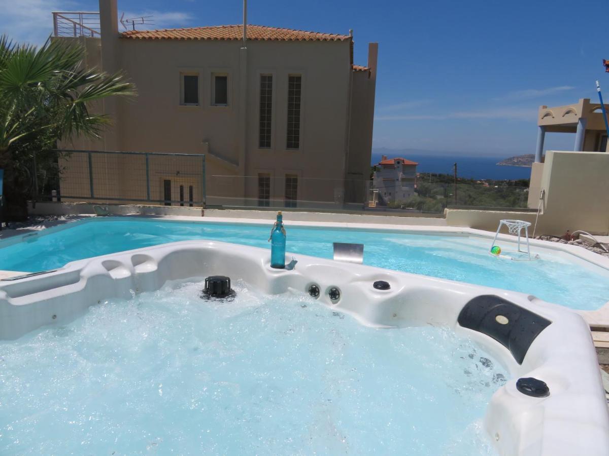 Thimari Sports & Spa With Private Pool And Jacuzzi Sounion Exteriér fotografie